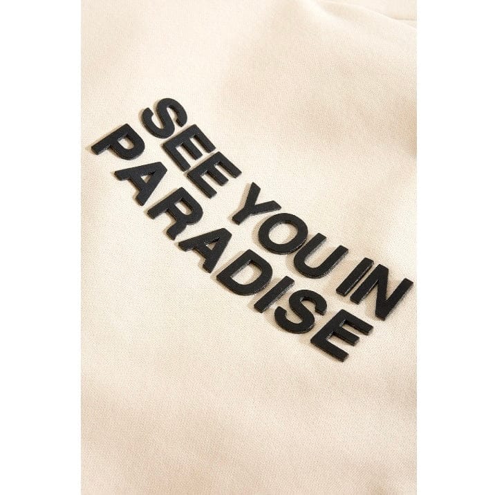 See You In Paradise Pullover Hoodie (Cream)