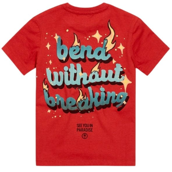 Boys Jordan Craig Bend Without Breaking T Shirt (Red) 9203AB