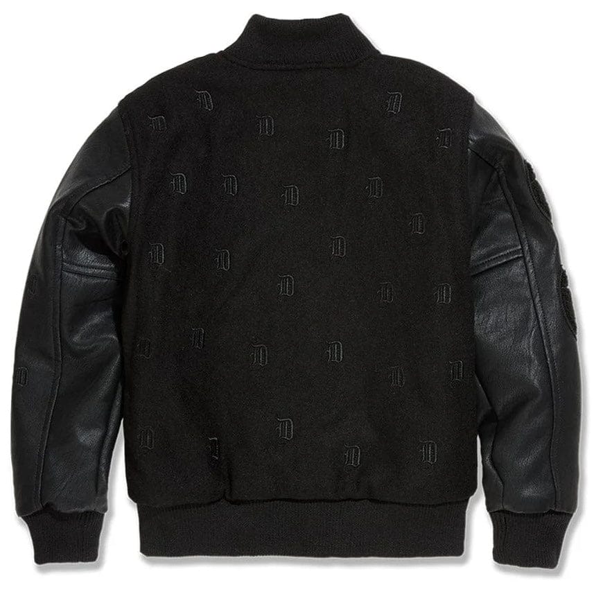 Boys Jordan Craig 313 Varsity Jacket (Blackout) 91655B
