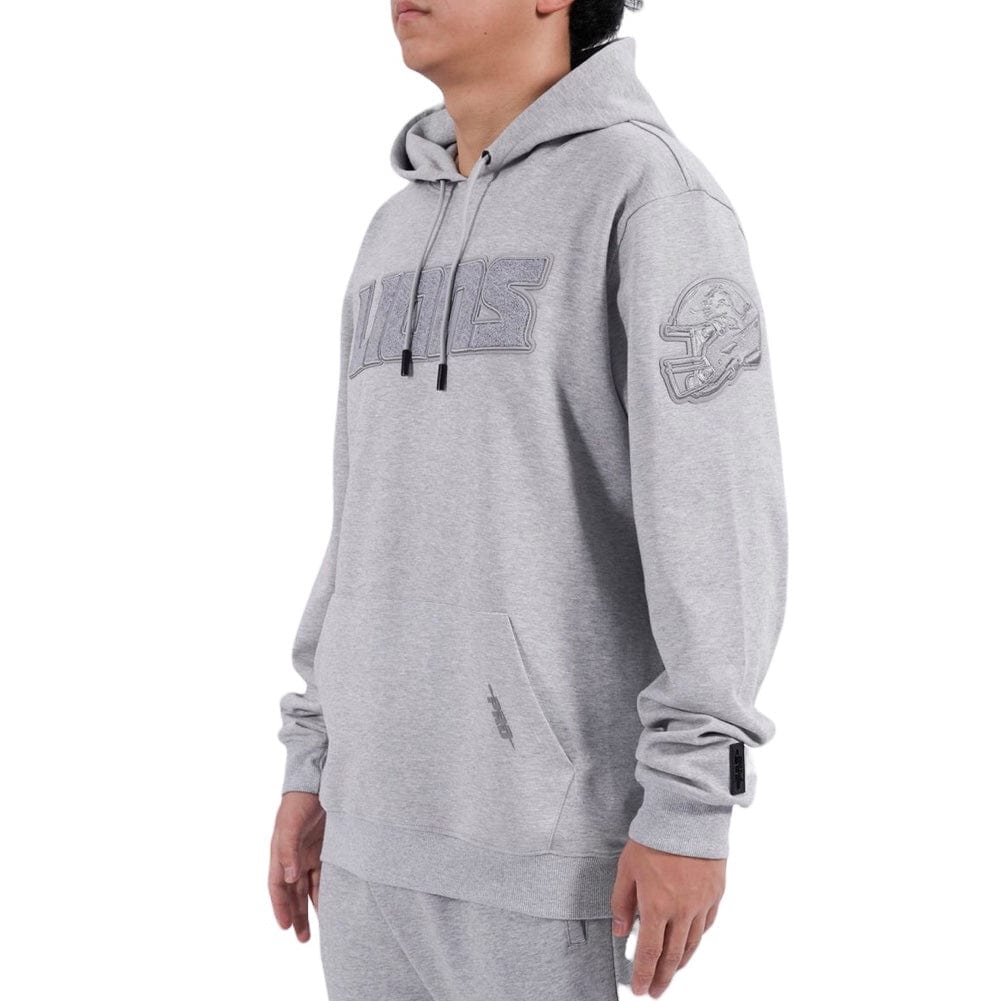 Pro Standard Detroit Lions Triple Tonal Dk Po Hoodie (Heather Grey)