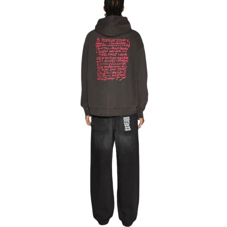 Ksubi Hit List Biggie Hoodie (Fade Black) MFA24FL001