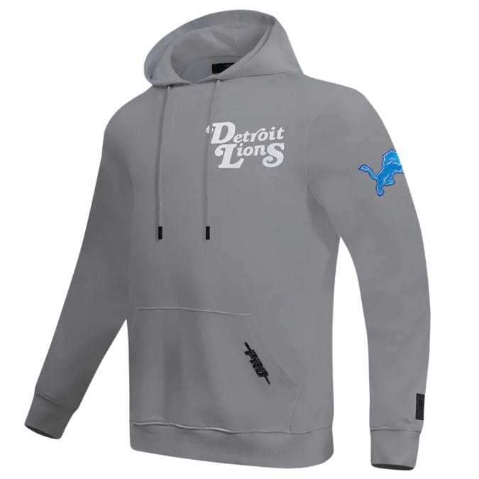 Pro Standard NFL Detroit Lions Souvenir Fleece Pullover Hoodie (Gray)