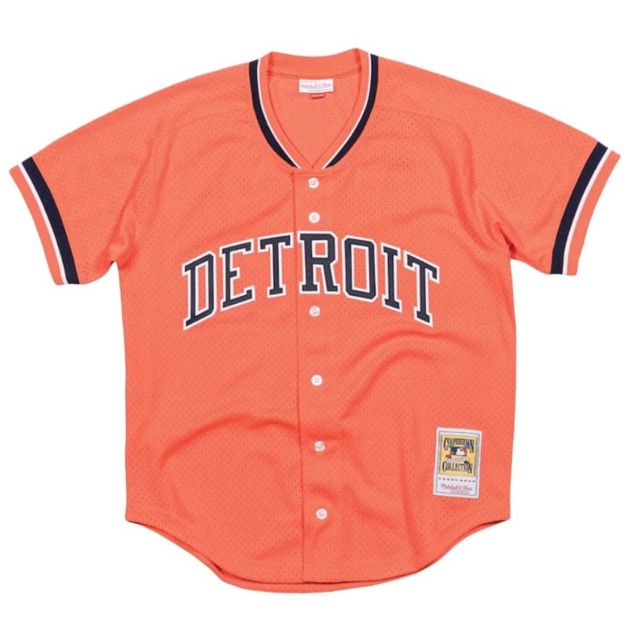 Maillot Baseball Detroit Tigers Jeunesse - Blanc/Bleu/Orange - Taille 13-14 Ans - Vrai Fan