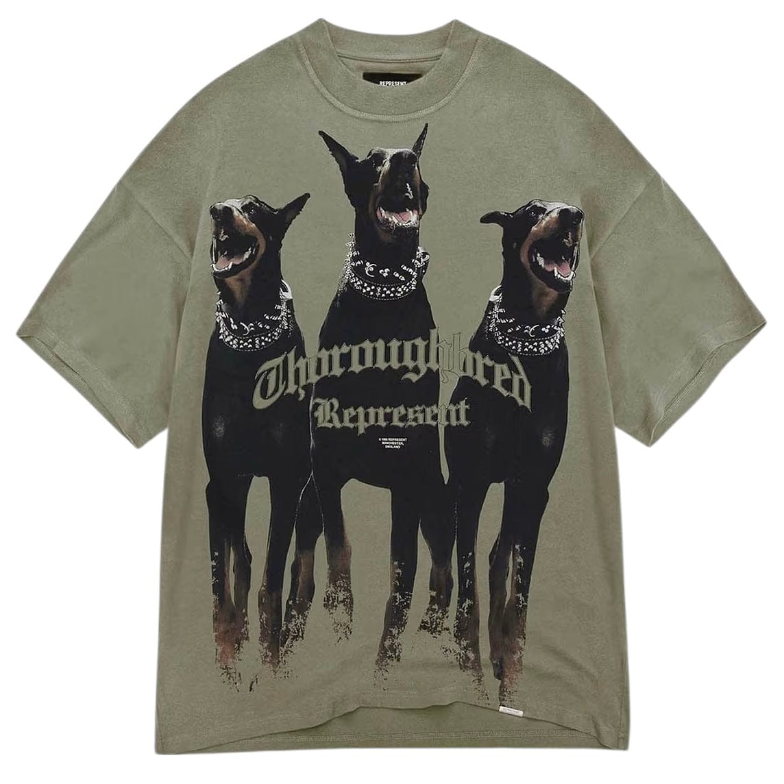 Represent Thoroughbred T Shirt (Olive Khaki) MLM41135-066