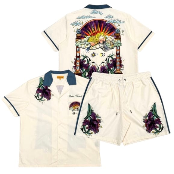 Civilized Maison Blanche Short Set (Light Khaki) CZ6312-6313