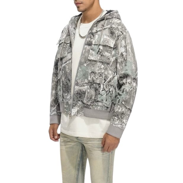 Valabasas Stalker Men's Jacket (Grey Forest) VLBS-VJK1-1038