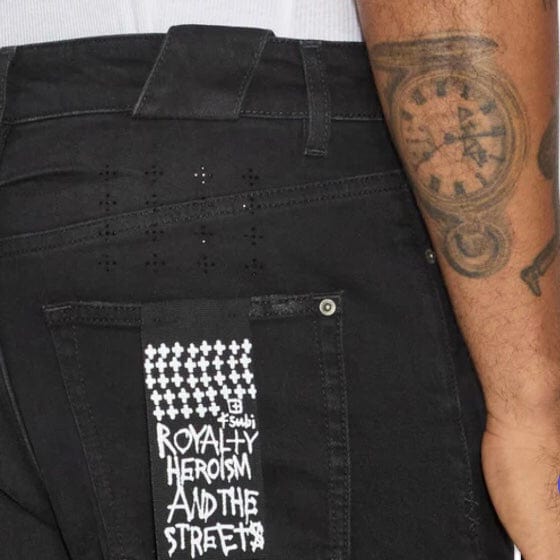 Ksubi Chitch Apex Krystal Denim (Black) MPF24DJ005