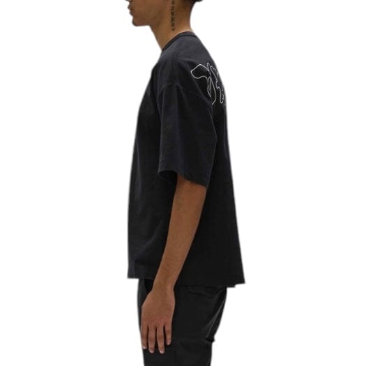 Purple Brand Arched Gothic Tee (Black) M1057-JBAG225