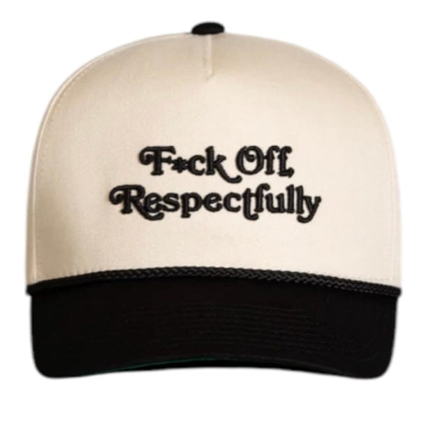 Field Grade Respectfully Twill Trucker Hat (Sand/Black) 1005027