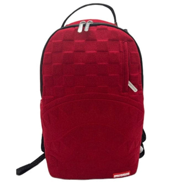 Sprayground Red Checkered Flock Backpack
