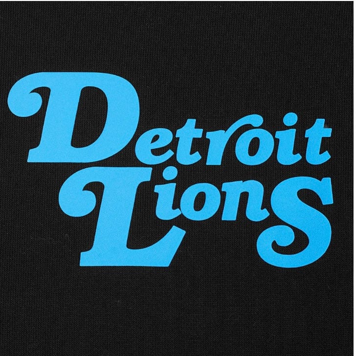 Pro Standard NFL Detroit Lions Souvenir Fleece Pullover Hoodie (Black)