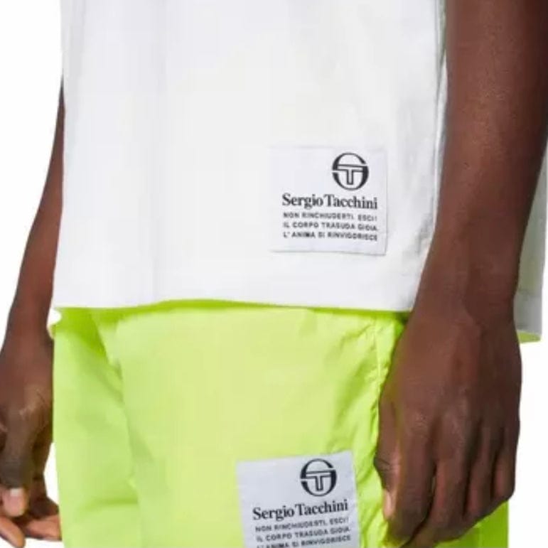 Sergio Tacchini Vernazza Tee (White/Dragon Fire)