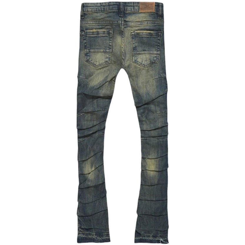 Jordan Craig Martin Stacked Ripple Effect Denim (Canyon Blue) JTF1157