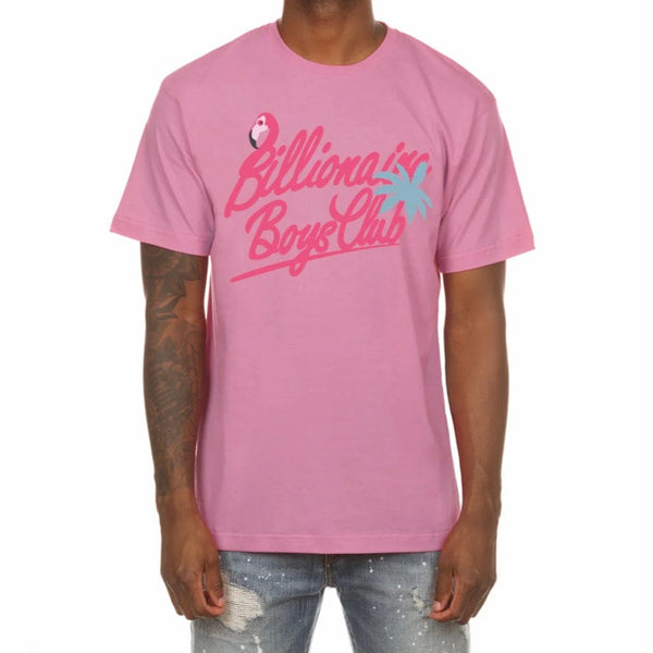 Billionaire Boys Club BB Flamillionaire SS Tee (Begonia Pink) 841-3207