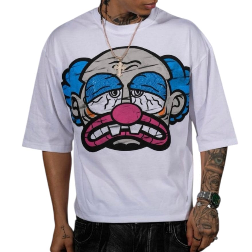 Genuine Sad Clown T Shirt (White) GN6263-WHT