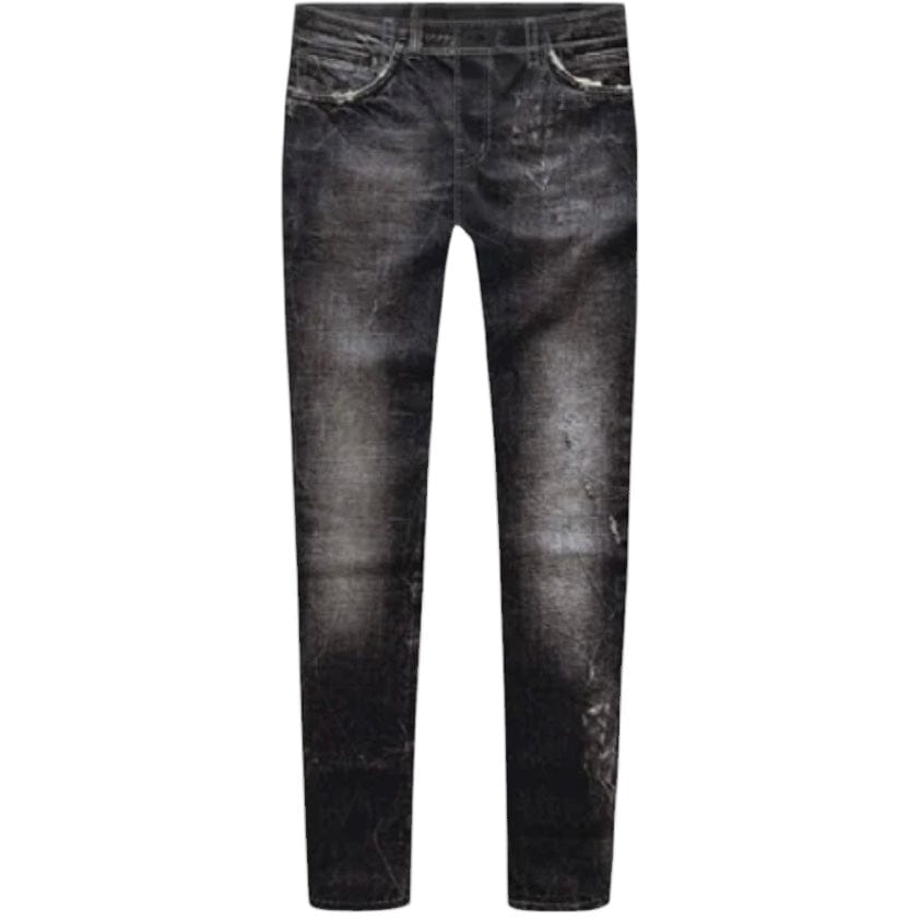 Purple Brand Skinny Shadow Seam Denim (Black) P001-STWB424