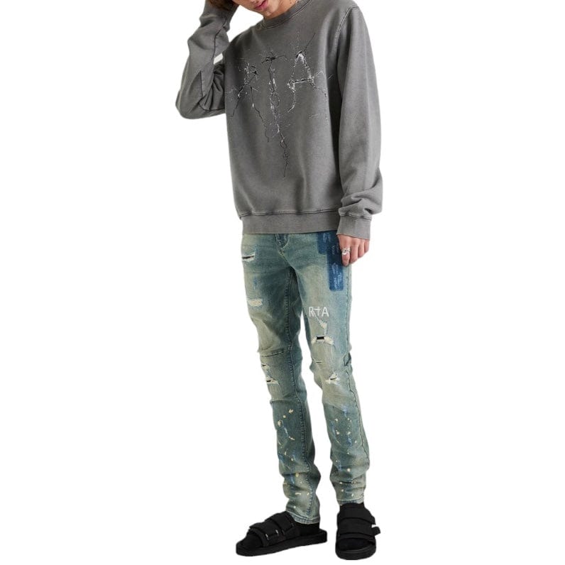 Rta Charles Sweatshirt (Stone Cracked Logo) MCCTK909-T1199STCRC