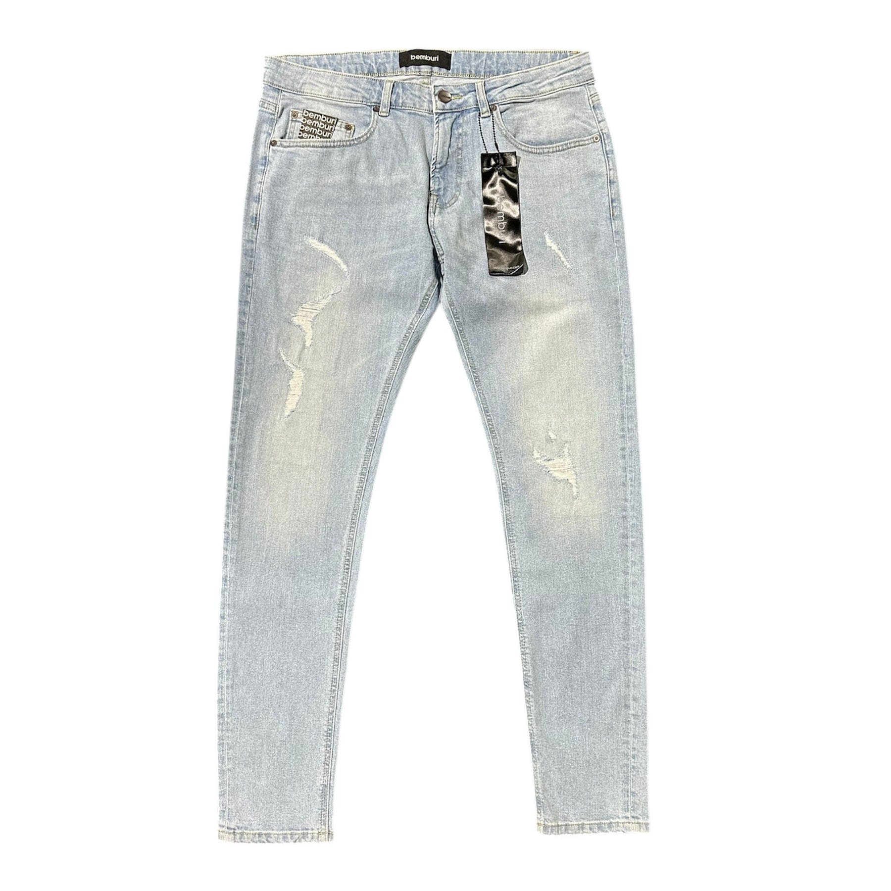 Bemburi Skinny Denim Jean (Ultra Light Sandy Blue) BB-103