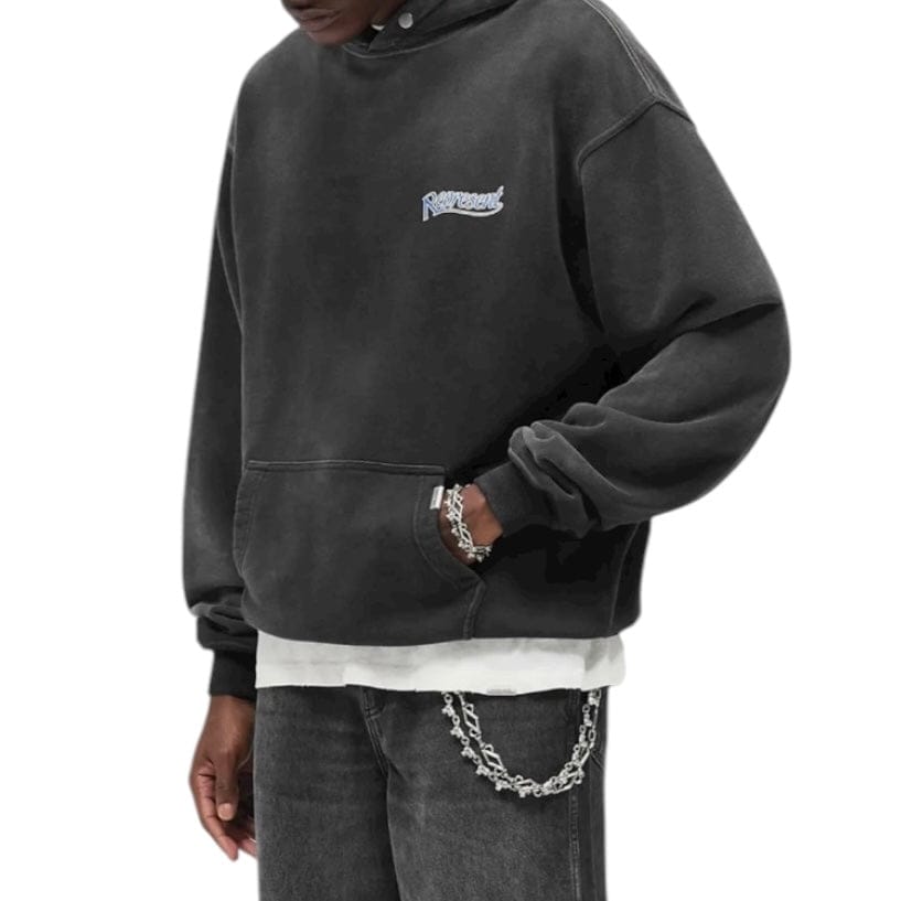 Represent Showcasing Hoodie (Stained Black) MLM100373-04