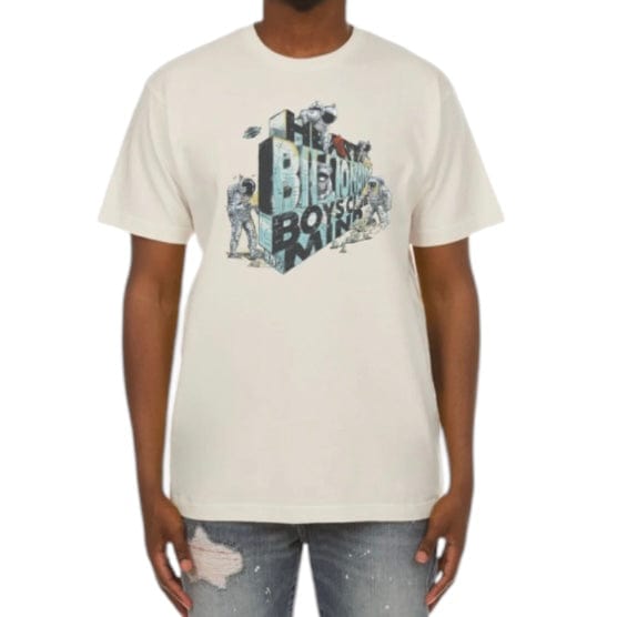 Billionaire Boys Club BB Diamond Wall SS Tee (Gardenia) 851-2204