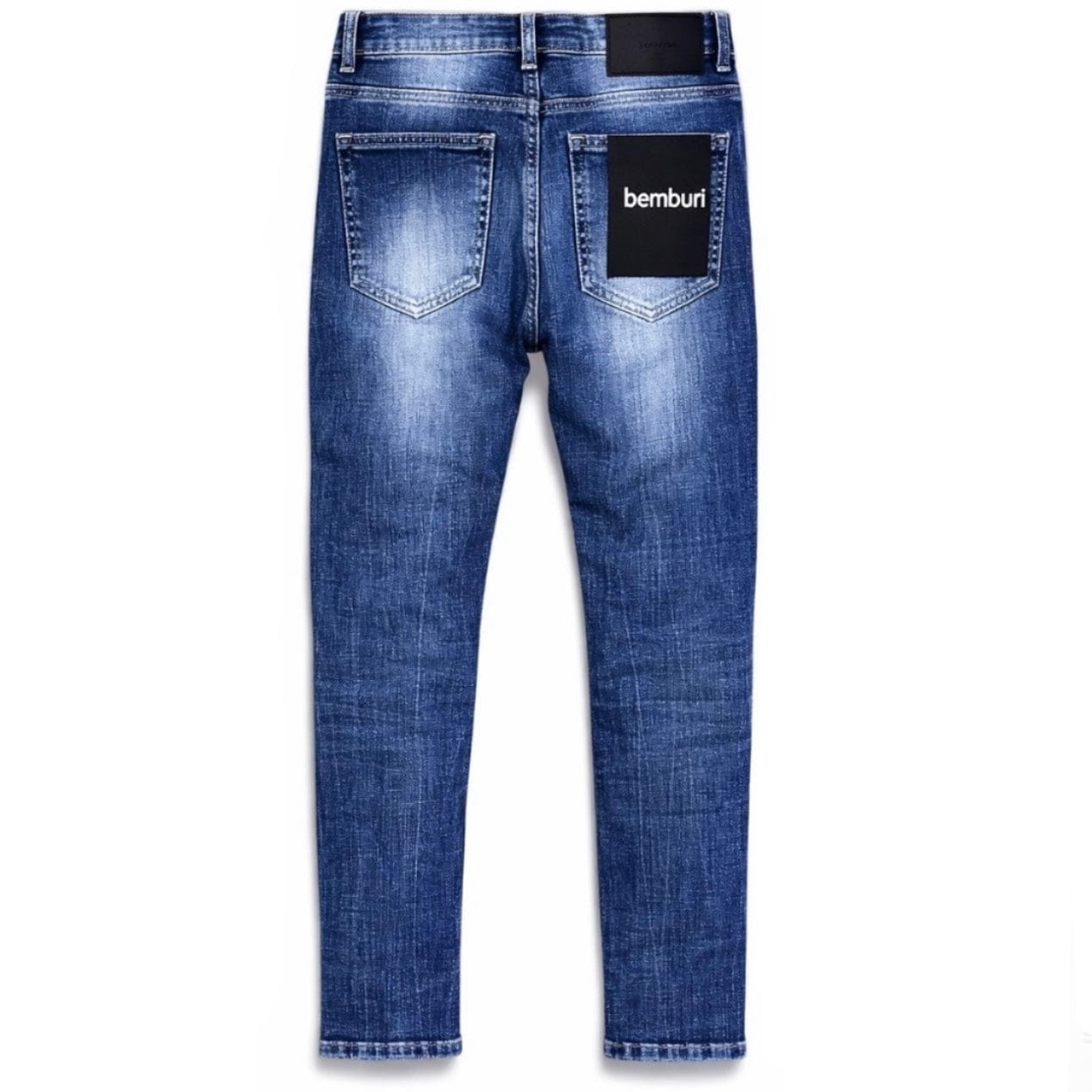Bemburi Skinny Fit Distressed Denim Jean (Indigo Wash) M8767D