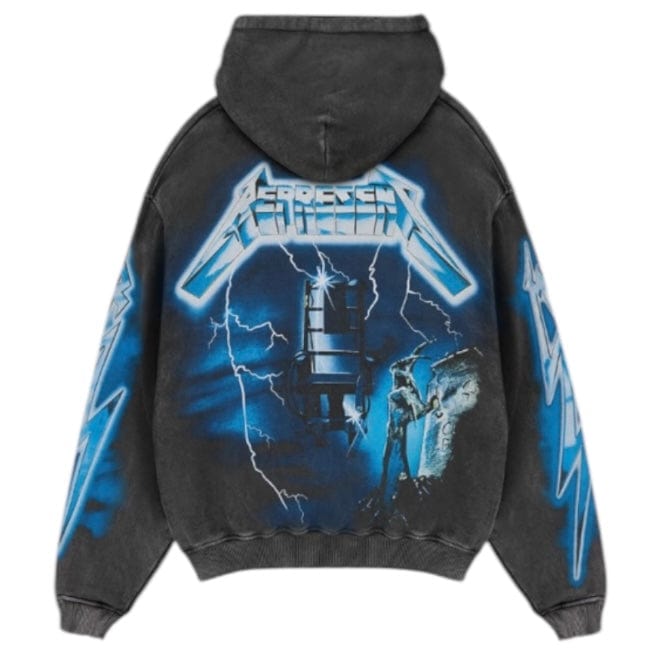 Represent X Metallica Ride The Lightning Hoodie (Vintage Grey) MLM4372-020