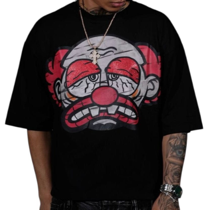 Genuine Sad Clown T Shirt (Black) GN6263-BLK
