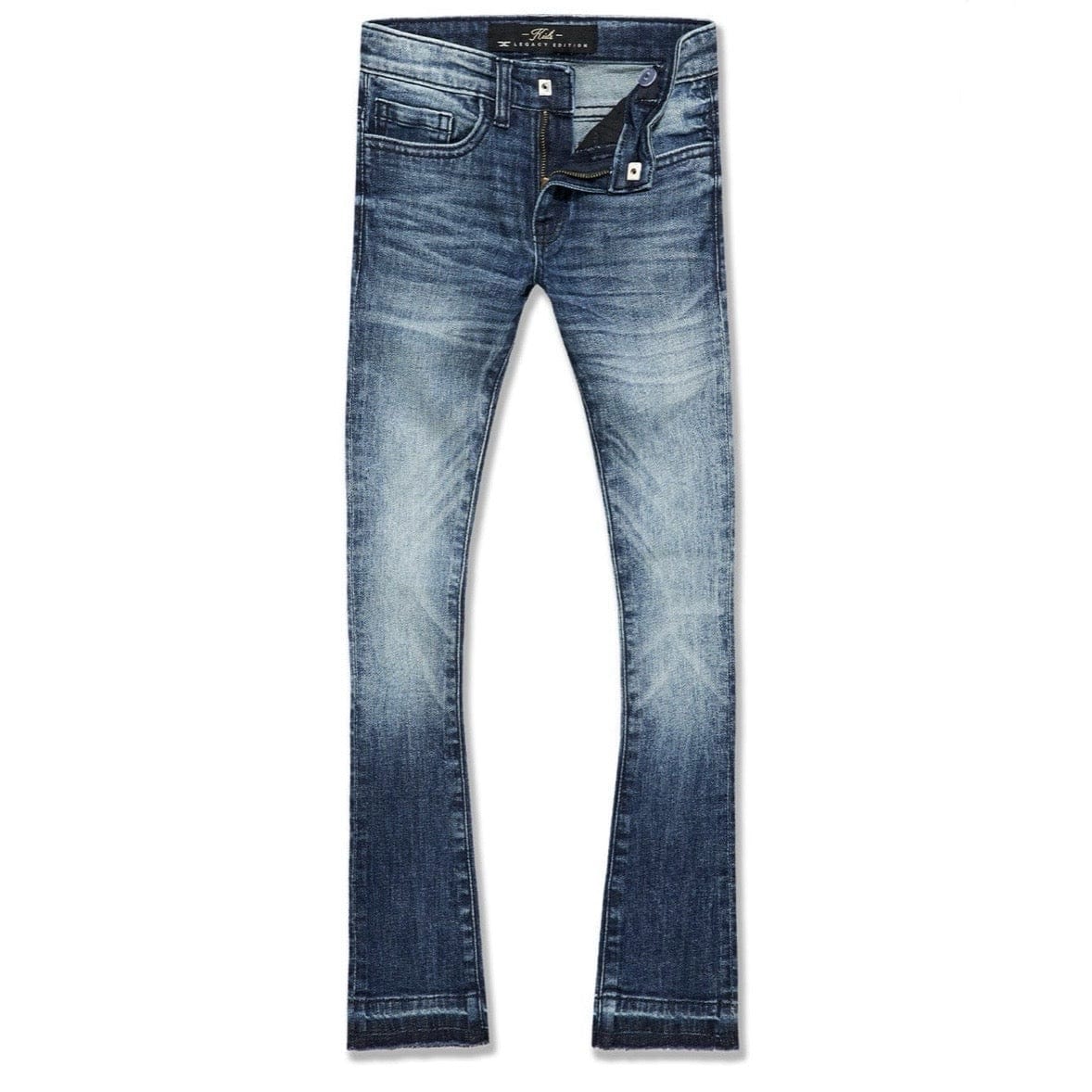Kids Stacked Slauson Denim (Deep Blue) JTF2311K