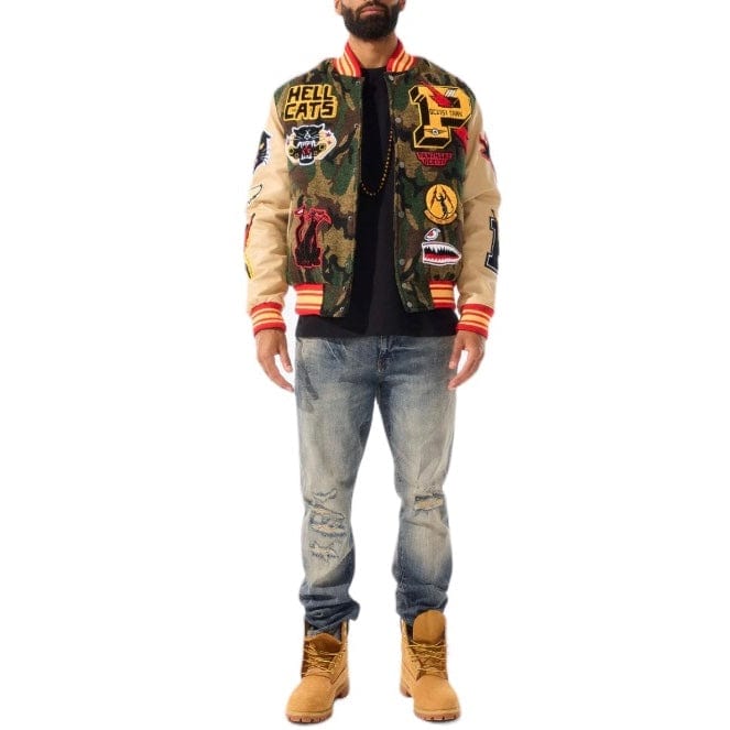 Jordan Craig Hellcat Varsity Jacket (Vintage Camo) 91646
