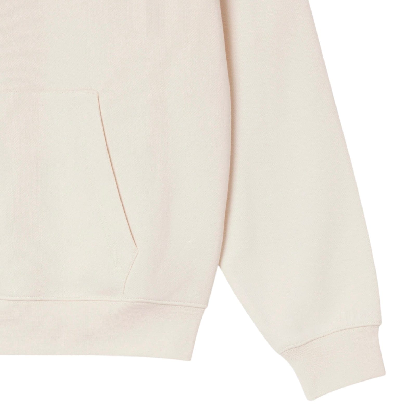 Lacoste Loose Fit Embroidered Hoodie (Cream) SH5464-51