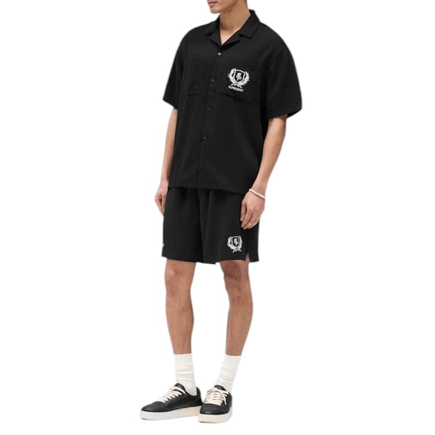 Represent Crest Shirt (Jet Black) MLM2971-01