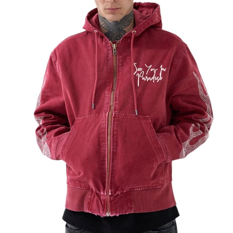 See You In Paradise Eternal Flame Hooded Work Jacket (Brick) 91669