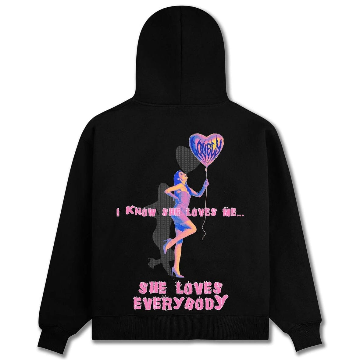 Lonely Hearts Club I know She Loves Me Hoodie (Black)