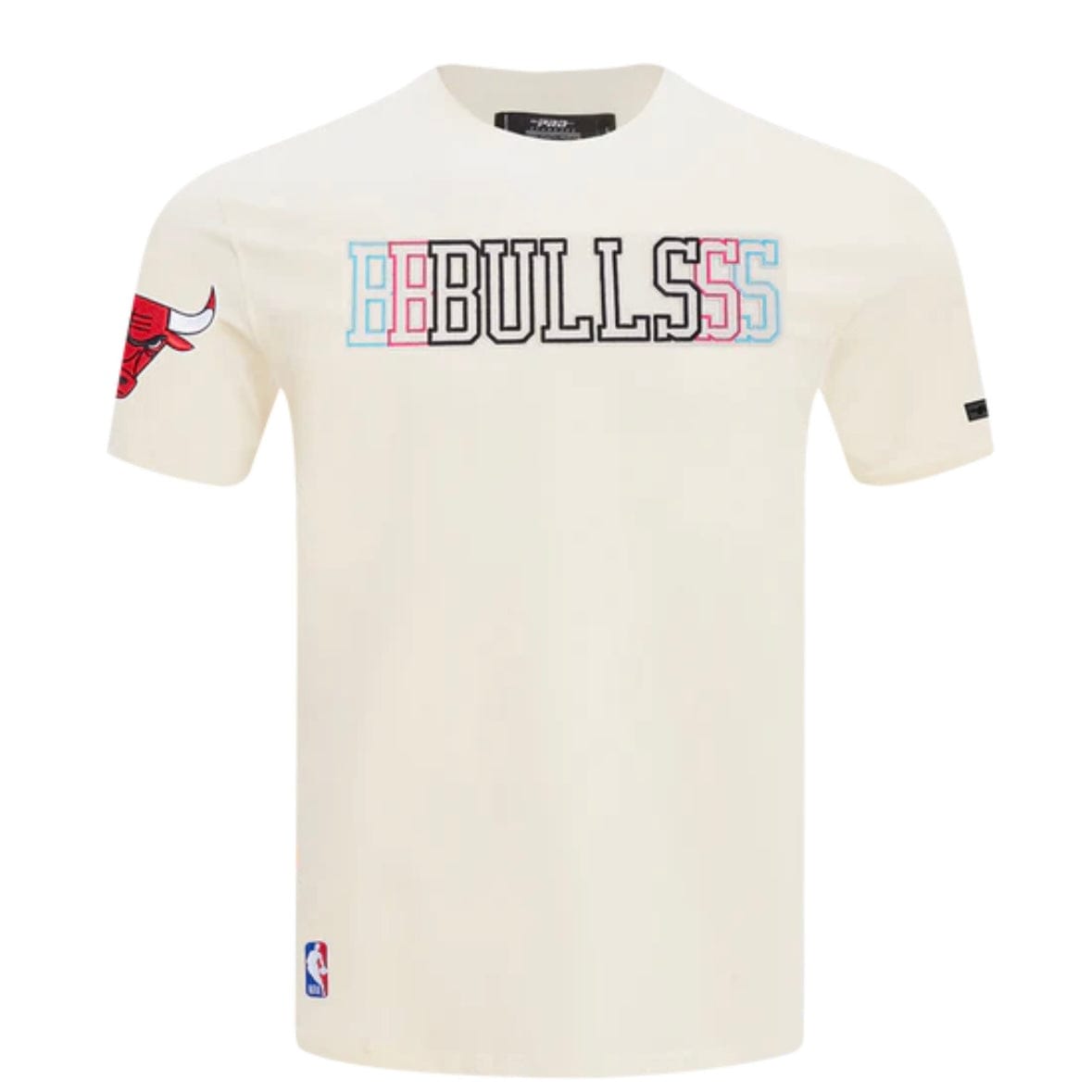 Pro Standard NBA Chicago Bulls Echo Logo Single Jersey Tee (Eggshell)