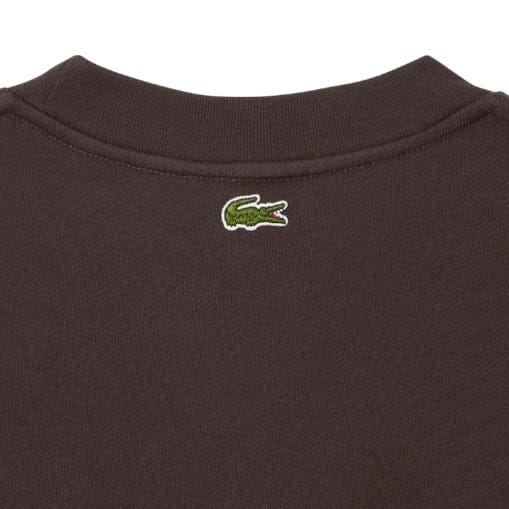 Lacoste Heritage Embroidery Fleece Sweatshirt (Brown) SH5888-51