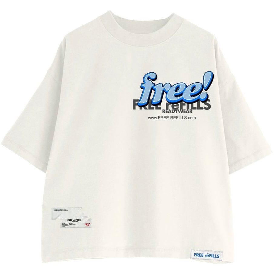 Free Refills Tabloid Tee (Off White) FR-S26-017