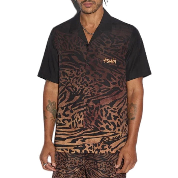 Ksubi Sinners Resort SS Shirt (Assorted Leopard) MPF24SH001