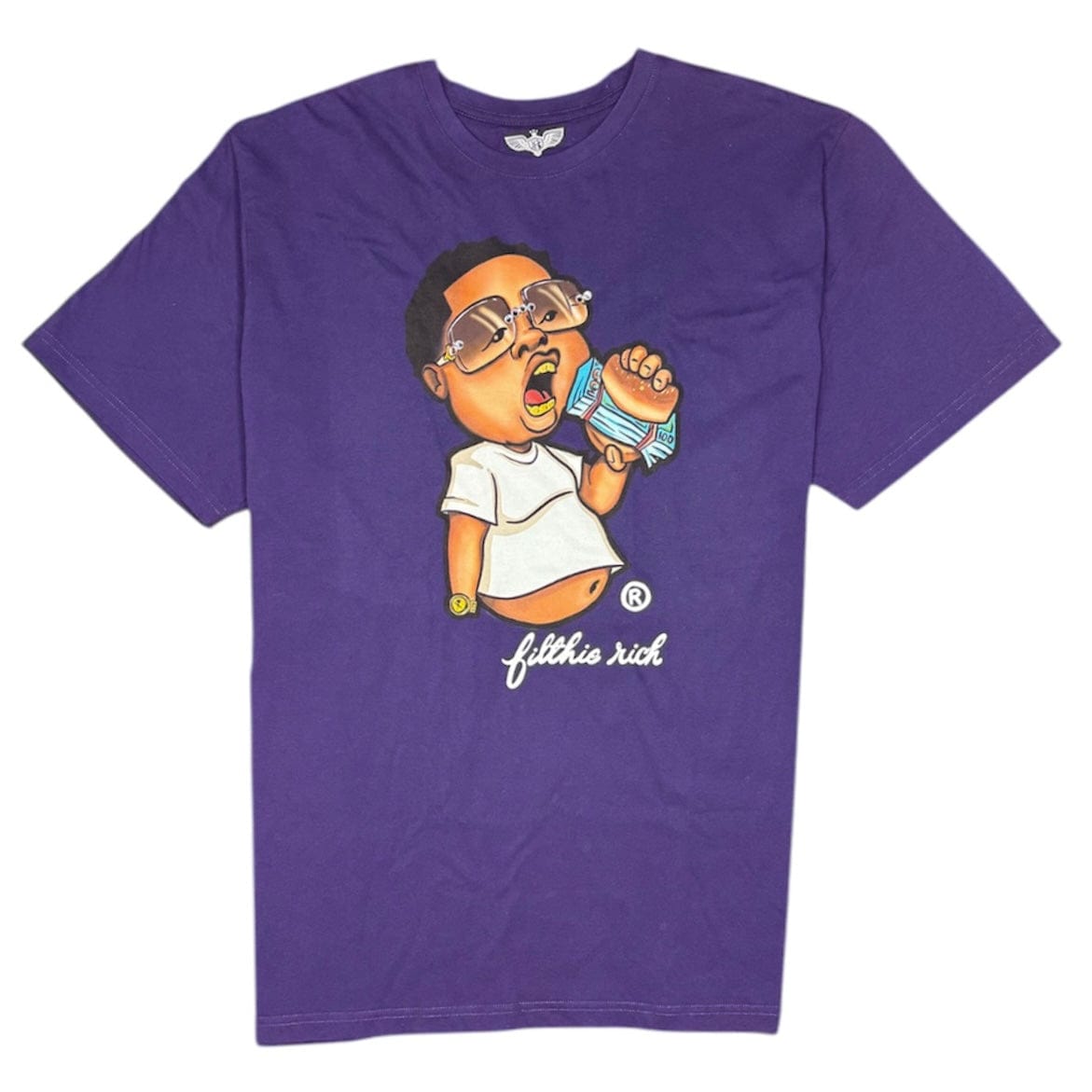 Filthie Rich Fat Boy T-Shirt (Purple) FRFBTEE-PURP