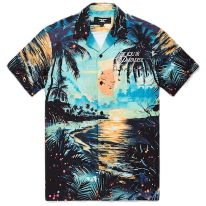 Jordan Craig Retro Wanderlust Party Short & Shirt Set (Sunset) 2060-2060S