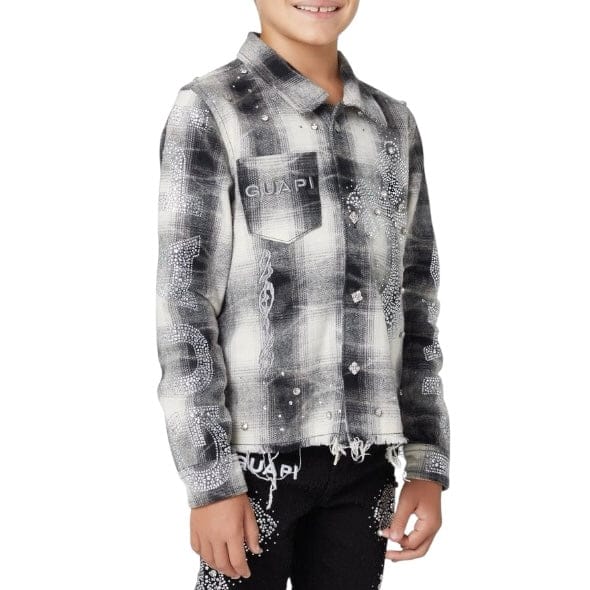 Boys Guapi Cross Kids Flannel (Cloud Grey)