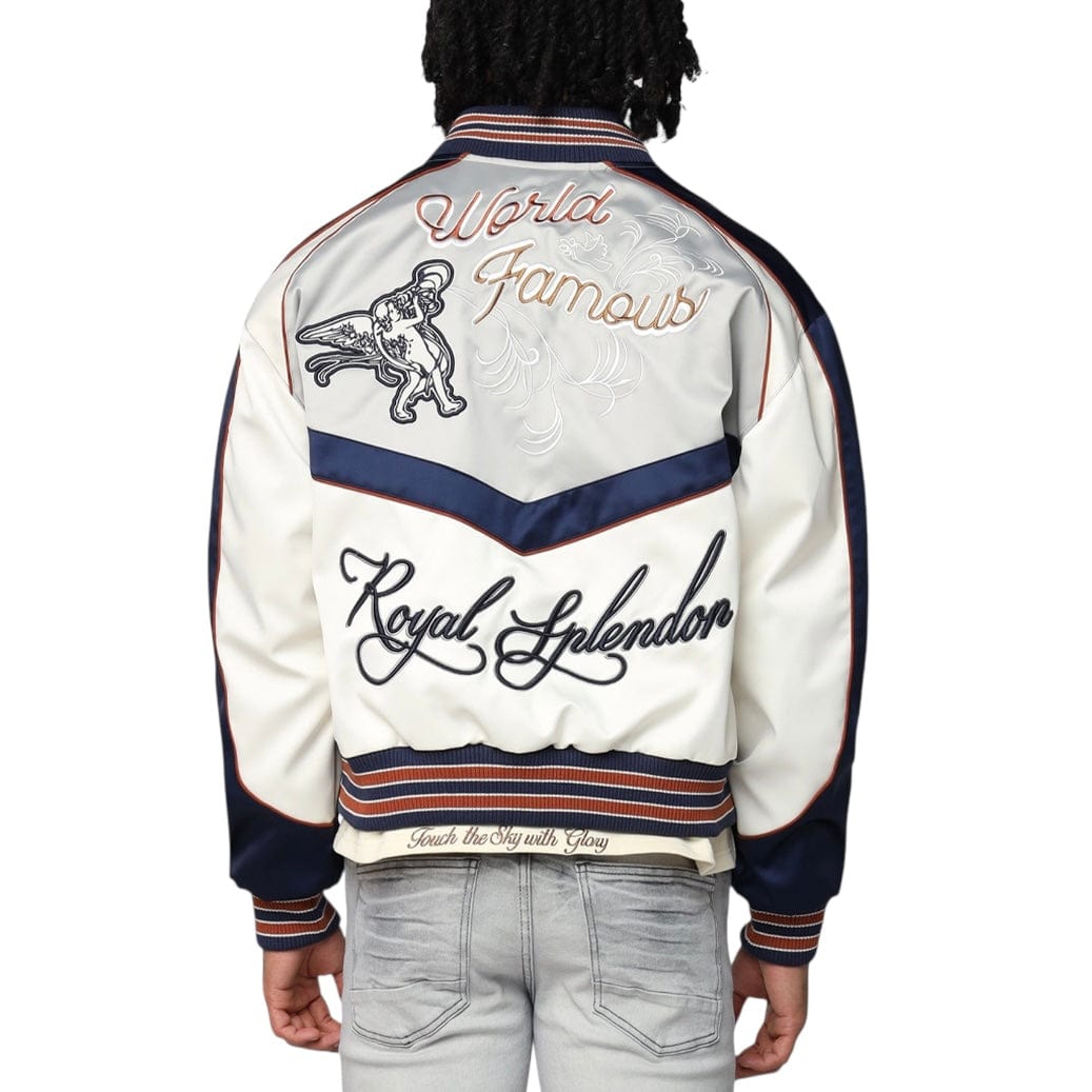 Smoke Rise Ivy Bomber Jacket (Peacoat) OJ25580