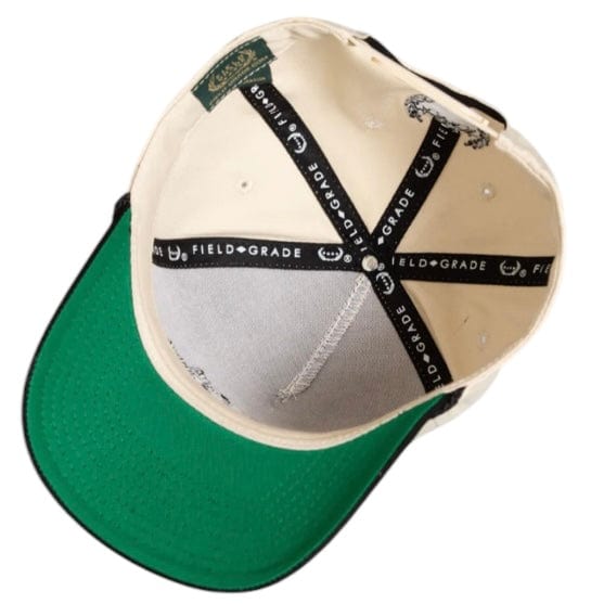 Field Grade Respectfully Twill Trucker Hat (Sand/Black) 1005027