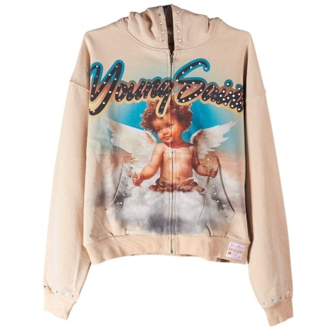 Foreign Brand Young Saint Hoodie (Beige) NEXA806