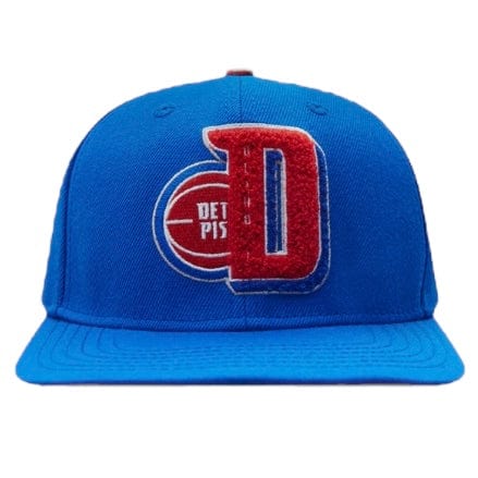 Pro Standard Detroit Pistons Mashup Wool Snapback (Royal Blue)