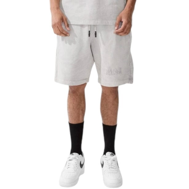 Jordan Craig Retro Paradise Washed Shorts (Light Grey) 9117S