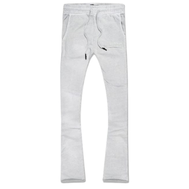 Jordan Craig Paradise Washed Stacked Sweatpants (Light Grey) 9117L
