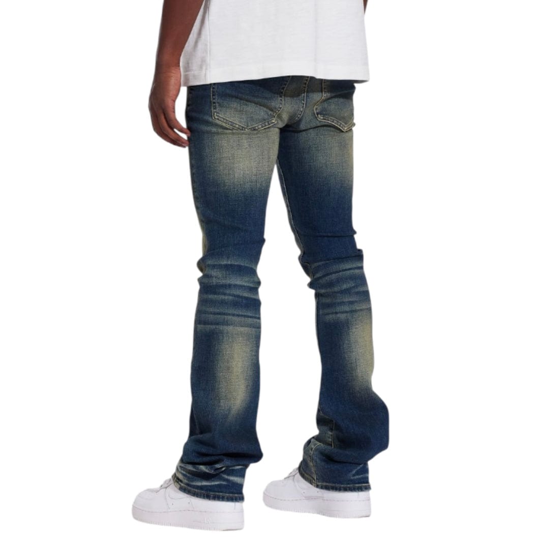 Crysp Arch Flare Denim Jean (Vintage Wash) CRYSUM25-105