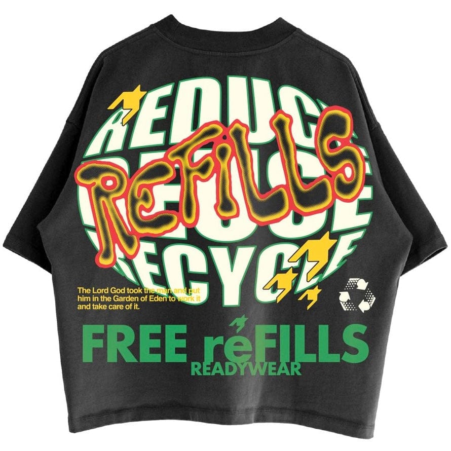 Free Refills Frr Tee (Black) FR-S26-042