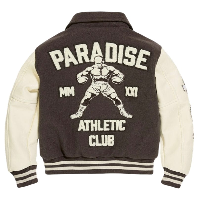 Boys See You In Paradise Team Varsity Jacket (Chocolate) 91700B