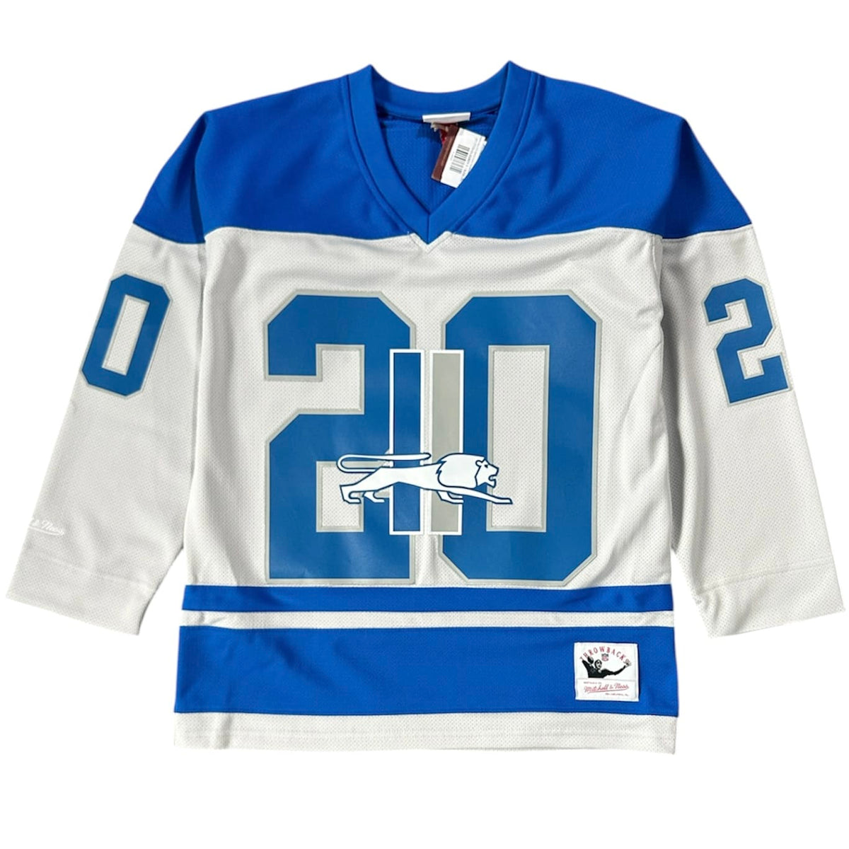Mitchell & Ness NFL Detroit Lions Too Maxxed Hockey Jersey (Grey)
